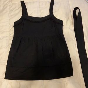 Black sleeveless woven top from Juicy Couture